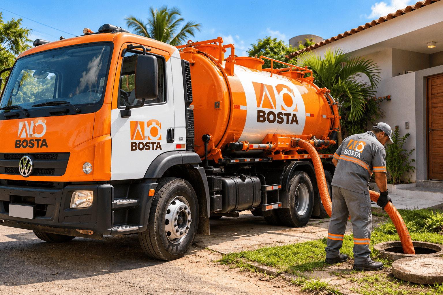Caminhão da Alô Desentupidora em Maceió